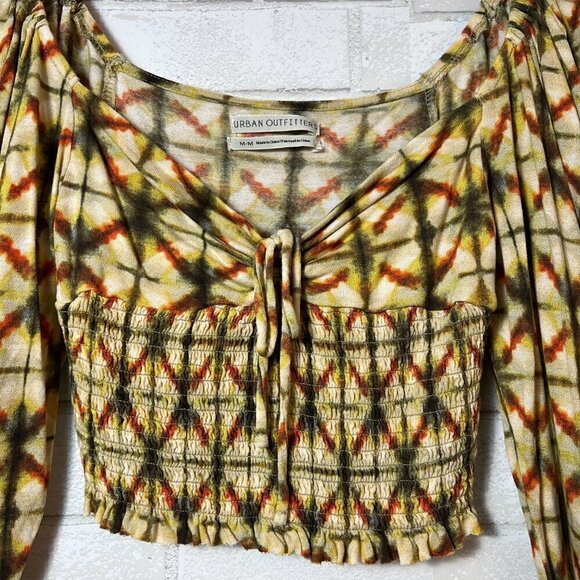 Urban Outfitters Old Soul Smocked Top Women's Size M - Picture 7 of 12